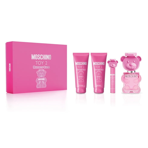 Moschino Toy 2 Bubble Gum Gift Set 100ml EDT + 100ml Shower Gel + 100ml Body Lotion + 10ml EDT