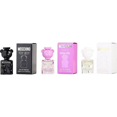 Moschino Toy Miniature Trio Gift Set 5ml Toy 2 EDP + 5ml Toy Boy EDP + 5ml Toy 2 Bubble Gum EDT