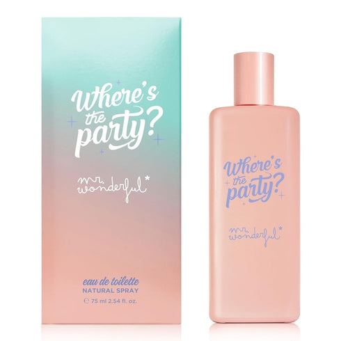 Mr. Wonderful Where's The Party? Eau de Toilette 75ml Spray