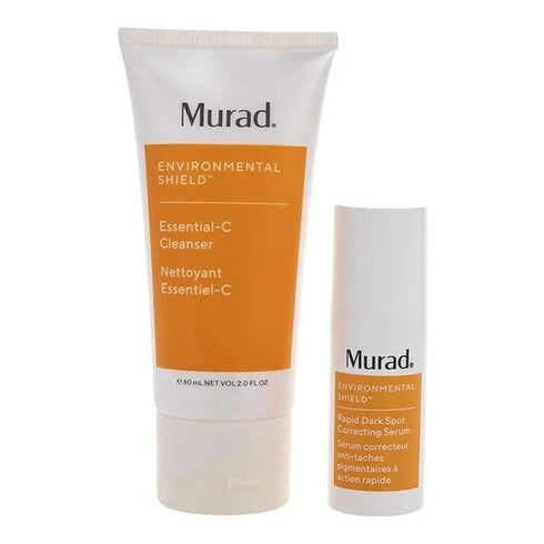Murad The Derm Report Brighter More Radiant Skin Set 60ml Cleanser + 10ml Dark Spot Correcting Serum (This gift set contains:
1x 60ml Essential-C Cleanser
1x 10ml Rapid Dark Spot Correcting Serum)