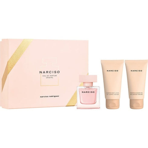 Narciso Rodriguez Narciso Cristal Gift Set 50ml EDP + 50ml Body Lotion + 50ml Shower Gel