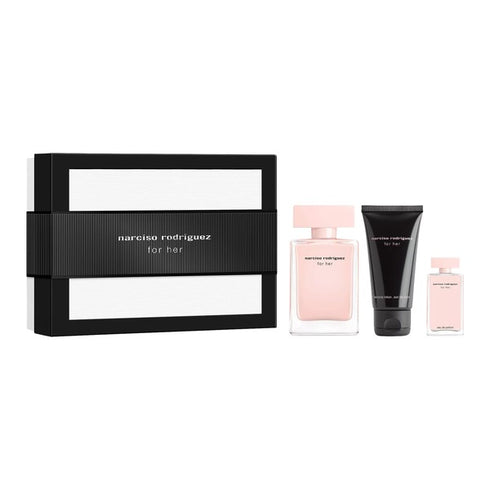 Narciso Rodriguez for Her Gift Set 50ml EDP + 50ml Body Lotion +7.5ml EDP