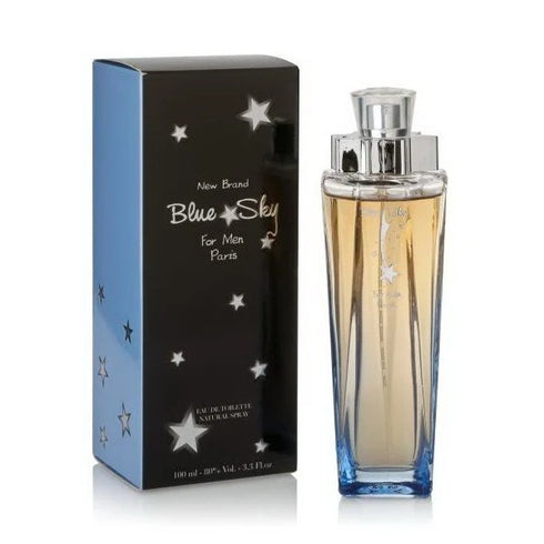 New Brand Blue Sky For Men Eau de Toilette 100ml Spray