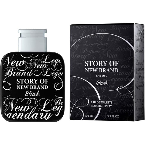 New Brand Story Of Black For Men Eau de Toilette 100ml Spray