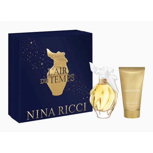 Nina Ricci L'air Du Temps Gift Set 100ml EDT + 75ml Body Lotion