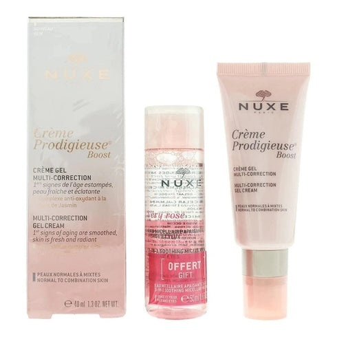 Nuxe Crème Prodigieuse Gift Set 40ml Multi Correction Gel-Cream + 50ml Micellar Water