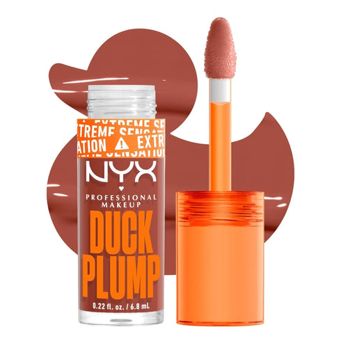 Nyx Professional Makeup Duck Plump Lip Gloss 6.8ml - Brown of Appluasee