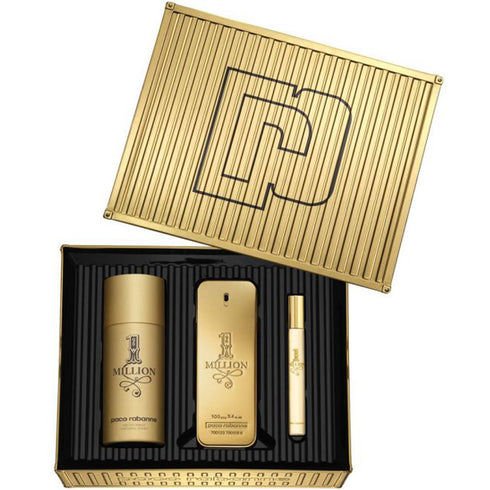 Paco Rabanne 1 Million Gift Set 50ml EDT + 150ml Deodorant Spray + 10ml EDT