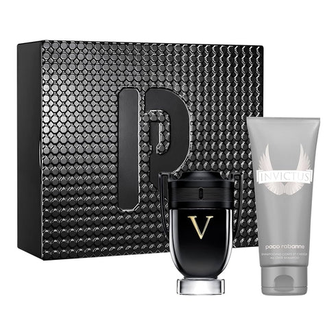 Paco Rabanne Invictus Victory Gift Set 100ml EDP + 100ml All Over Shampoo