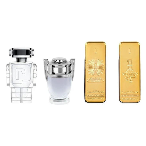 Paco Rabanne Miniatures For Him Gift Set 5ml 1 Million EDT + 5ml 1 Million Elixir EDP + 5ml Invictus EDT + 5ml Phantom EDT
