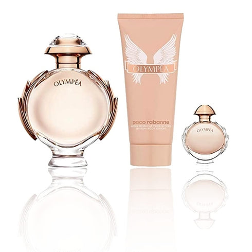 Paco Rabanne Olympea Gift Set 50ml EDP + 75ml Body Lotion + 10ml EDP