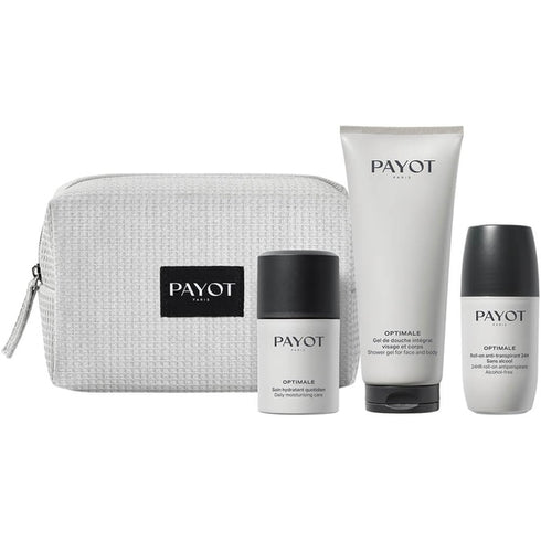 Payot Trio Optimale Gift Set 200ml Gel Nettoyage Intégral + 50ml Soin Hydratant 3-en-1 + 75ml Deodorant + Bag