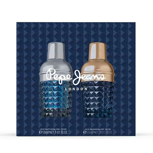 Pepe Jeans Discovery Set - Pepe Jeans Life Is Now For Him EDT 50ml Spray + Pepe Jeans Celebrate For Him EDP 50ml Spray