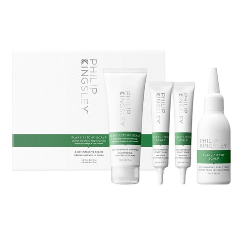 Philip Kingsley Flaky/Itchy Scalp 8-Day Kit 75ml Shampoo + 75ml Toner + 2 x 20ml Masks