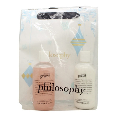 Philosophy Amazing Grace Gift Set 240ml 3-in-1 Shower Gel + 240ml Body Emulsion
