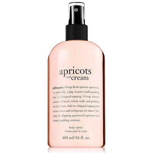 Philosophy Apricots & Cream Body Spritz 480ml Spray