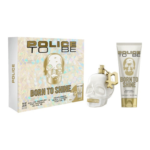 Police To Be Born To Shine Woman Gift Set 40ml EDT + 100ml Body Lotion