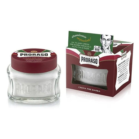 Proraso Red Pre-Shaving Cream with Sandalwood & Shea Butter 100ml