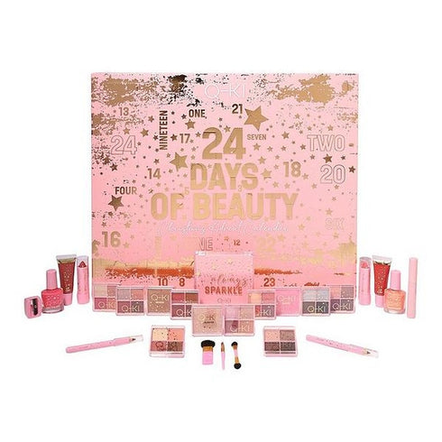 Q-KI 24 Days Of Beauty Advent Calendar 2024 - 24 Pieces