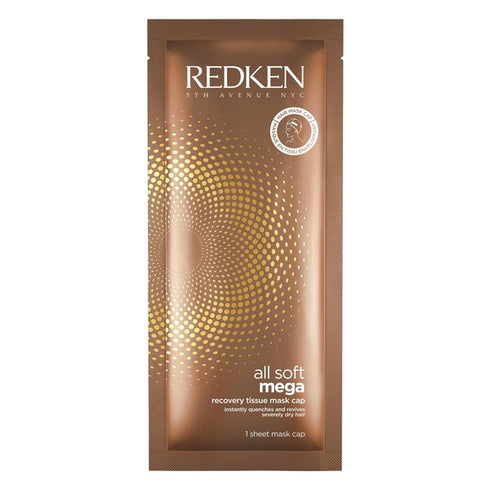 Redken All Soft Mega Recovery Tissue Mask Cap - 10 Pieces