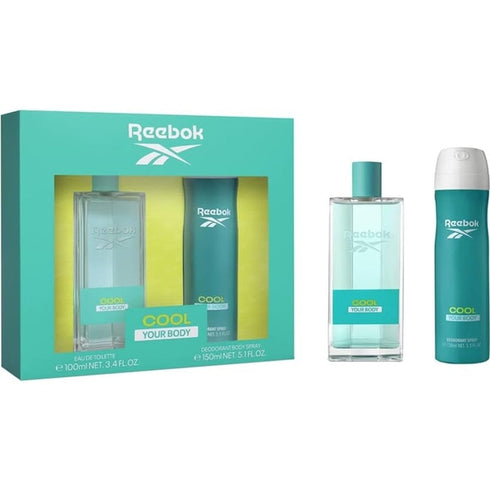 Reebok Cool Your Body Women Gift Set 100ml EDT + 150ml Body Spray