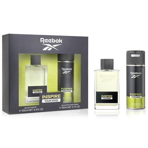 Reebok Inspire Your Mind Men Gift Set 100ml EDT + 150ml Deodorant Spray
