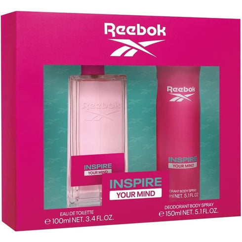 Reebok Inspire Your Mind Woman Gift Set 100ml EDT + 150ml Body Spray