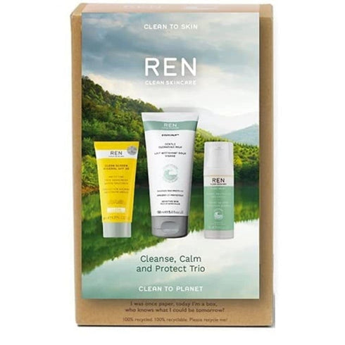 Ren Calm & Protect Gift Set 3 Pieces