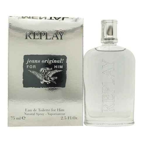 Replay Jeans Original for Him Eau de Toilette 75ml Spray