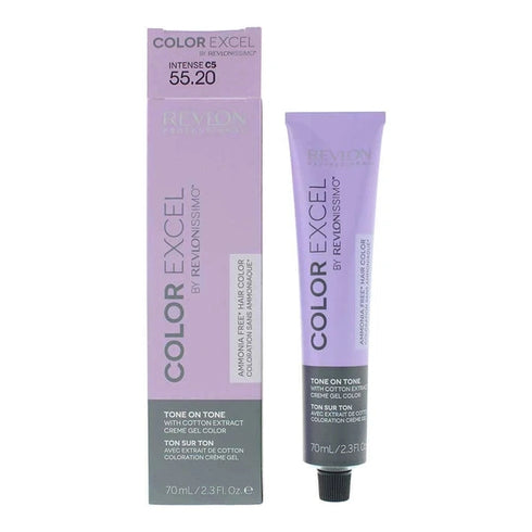 Revlon Revlonissimo Color Excel Creme Gel Hair Colour 70ml - 55.20 Intense Light Burgundy