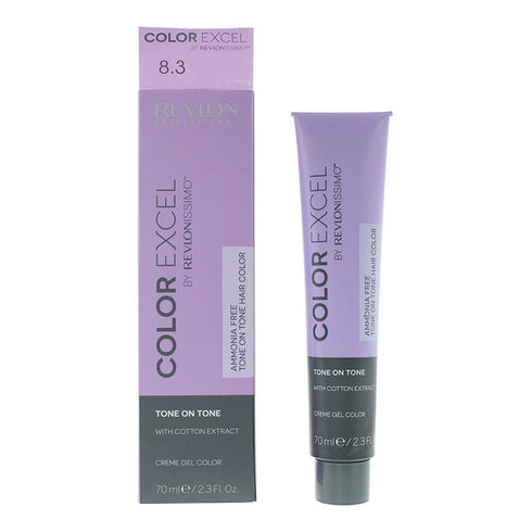 Revlon Revlonissimo Color Excel Creme Gel Hair Colour 70ml - 8.3 Light Golden Blonde