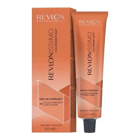 Revlon Revlonissimo Colorsmetique Permanent Hair Color 60ml - 7.43 Medium Golden Copper Blonde