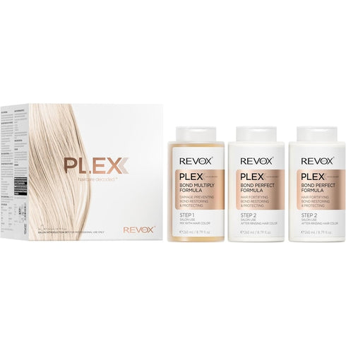 Revox B77 Plex Professional Set - 3 x 260ml (This set contains: 1 x Plex Bond Multiply Formula Step 1 (260 ml). 2 x Plex Bond Perfect Formula Step 2 (260 ml).)