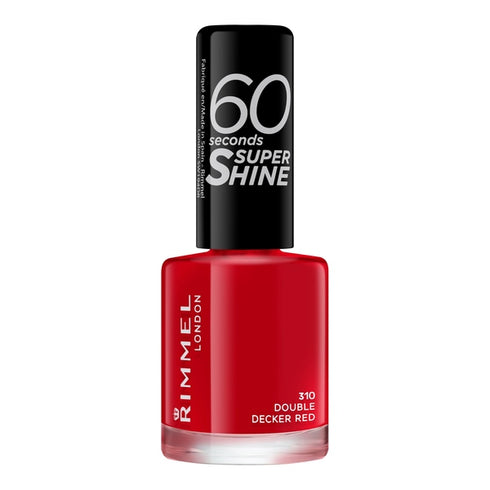 Rimmel 60 Seconds Super Shine Nail Polish 8ml - 310 Double Decker Red