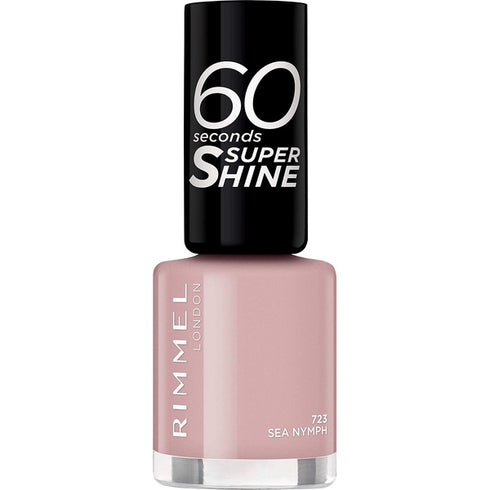 Rimmel 60 Seconds Super Shine Nail Polish 8ml - 723 Sea Nymph