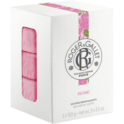 Roger & Gallet Rose Bar of Soap 3 x 100g