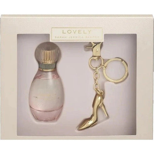 Sarah Jessica Parker Lovely Gift Set 30ml EDP + Gold Shoe Keyring
