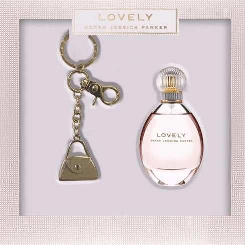 Sarah Jessica Parker Lovely Gift Set 30ml EDP + Gold Purse Keyring