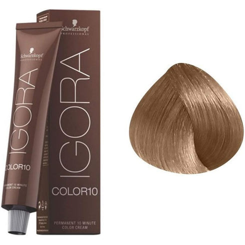 Schwarzkopf Igora Color 10 Permanent Hair Colour Cream 60ml - 8-00 Light Blonde Natural Extra