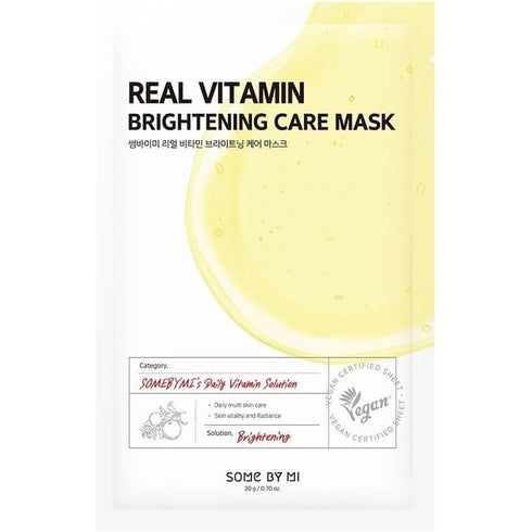 Some By Mi Real Vitamin Brightening Care Sheet Mask 20g
