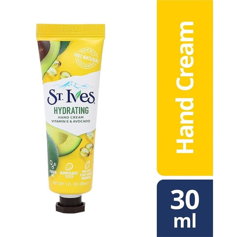 St. Ives Hydrating Vitamin E & Avocado Hand Cream 30ml