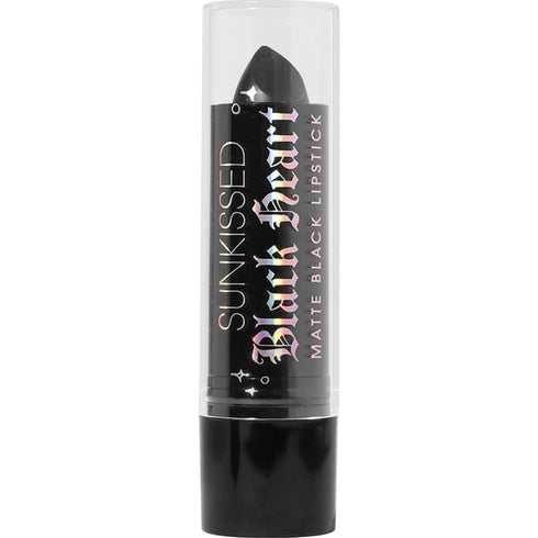 Sunkissed Black Heart Matte Lipstick - Black