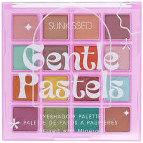 Sunkissed Gentle Pastels Eyeshadow Palette - 16 Shades