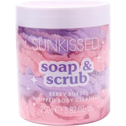 Sunkissed Soap & Scrub Berry Burst Whipped Body Cleanser 250g