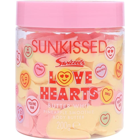 Sunkissed X Love Hearts Butter Whip Body Butter Pineapple Smoothie 200g