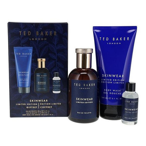 Ted Baker Skinwear Limited Edition Gift Set 100ml EDT + 15ml EDT + 150ml Body Wash