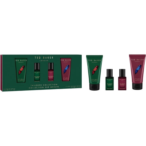Ted Baker Tailored Collection Gift Set 2x 15ml EDP + 2x 50ml Body Wash