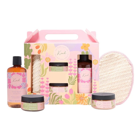 The Kind Edit Co. Kind Gift Set 75g Body Butter + 10g Lip Balm + 100ml Pillow Mist + Candle