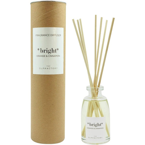 The Olphactory Bright Orange Cinnamon Reed Diffuser 100ml