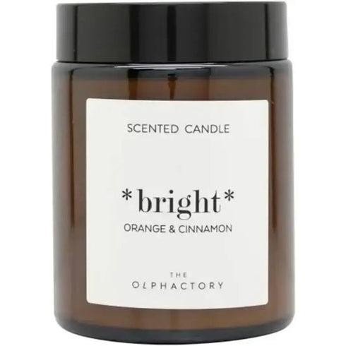 The Olphactory Bright Orange Cinnamon Scented Candle 135g